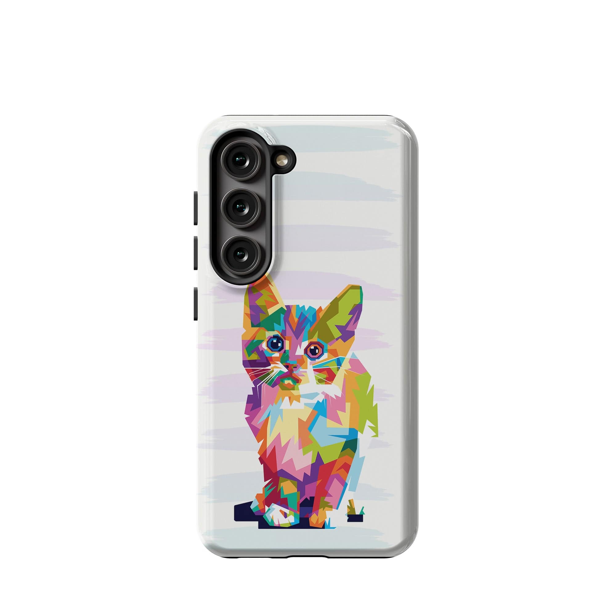 Fractal Canvas | Abstract Cat Samsung Case