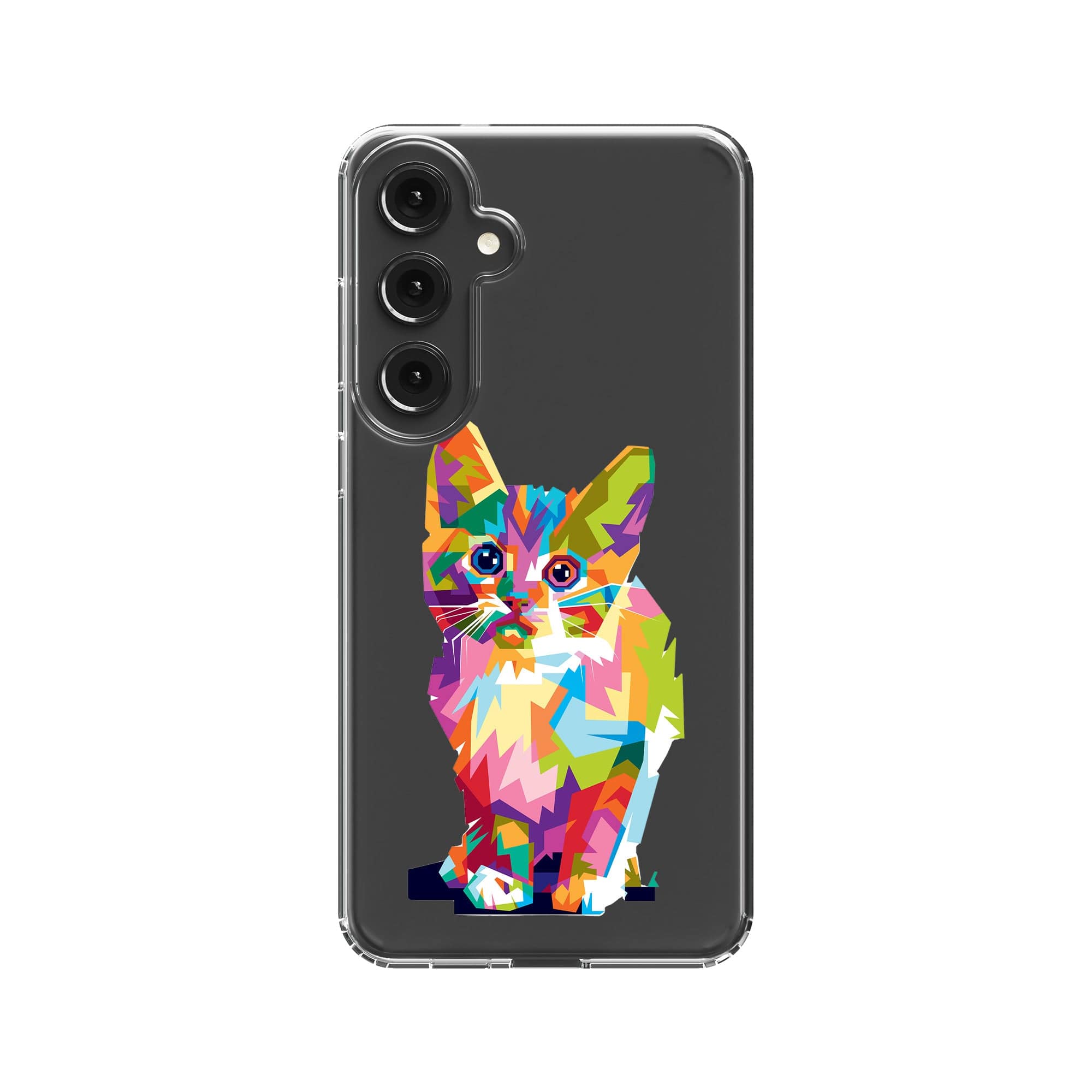 Fractal Canvas | Abstract Cat Samsung Case