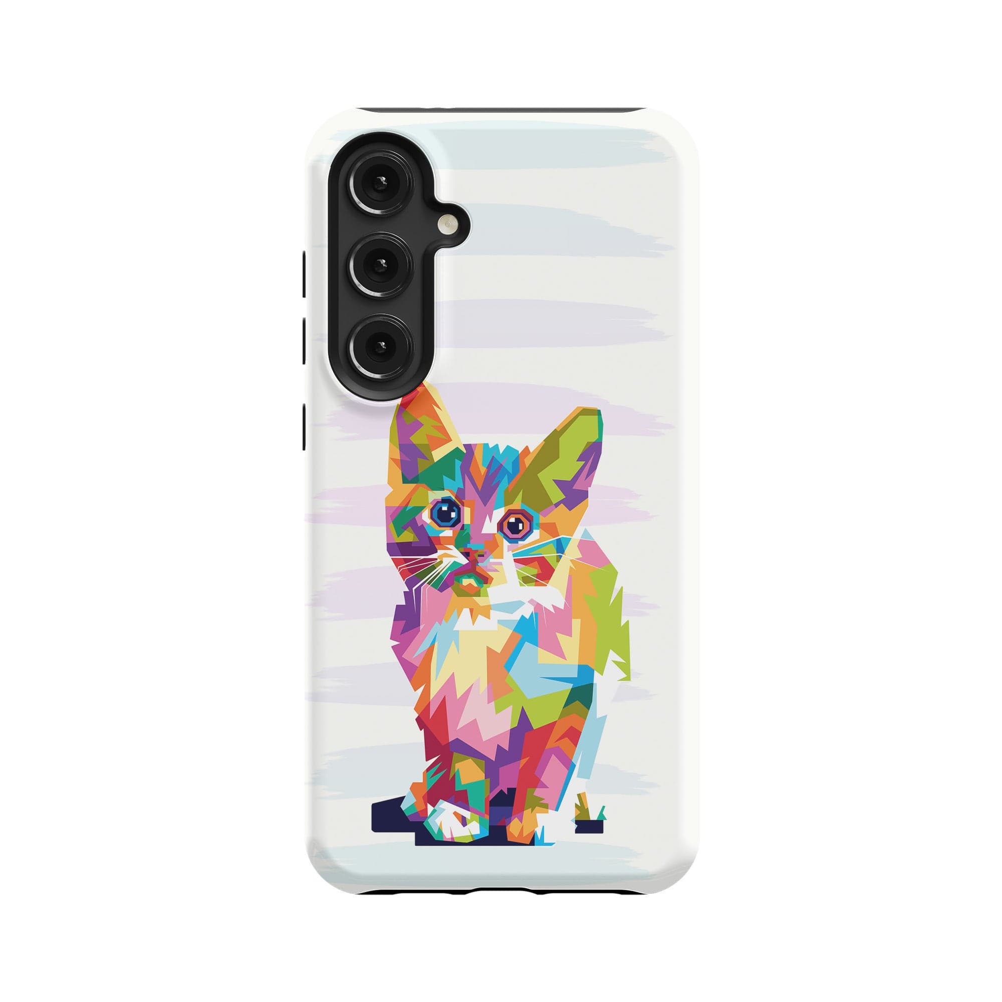 Fractal Canvas | Abstract Cat Samsung Case