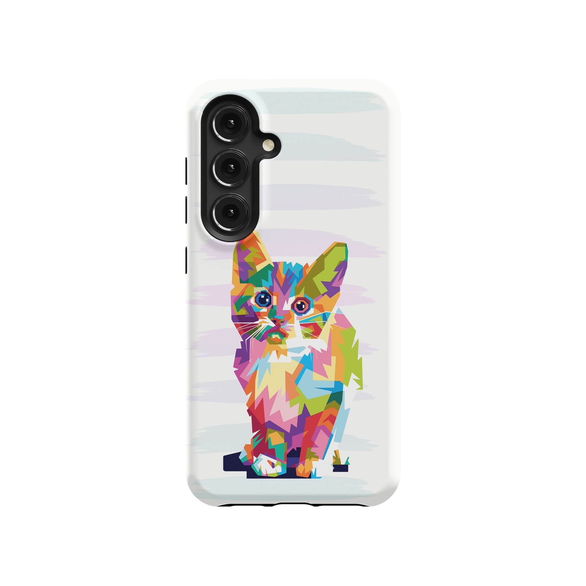 Fractal Canvas | Abstract Cat Samsung Case