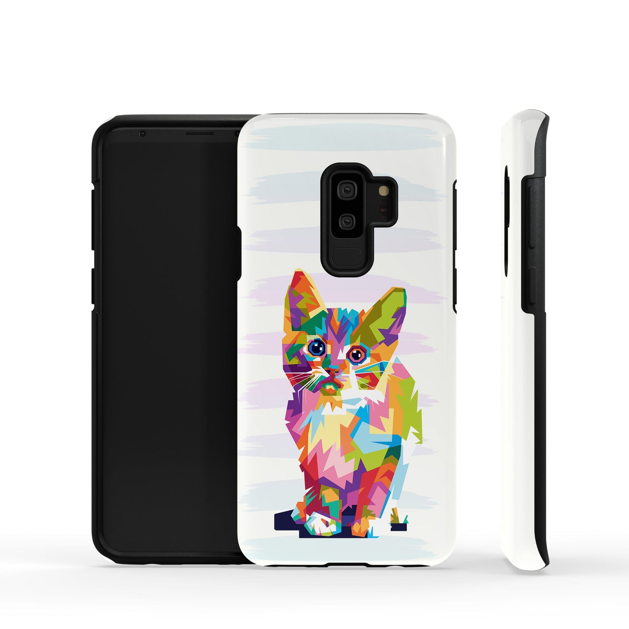 Fractal Canvas | Abstract Cat Samsung Case