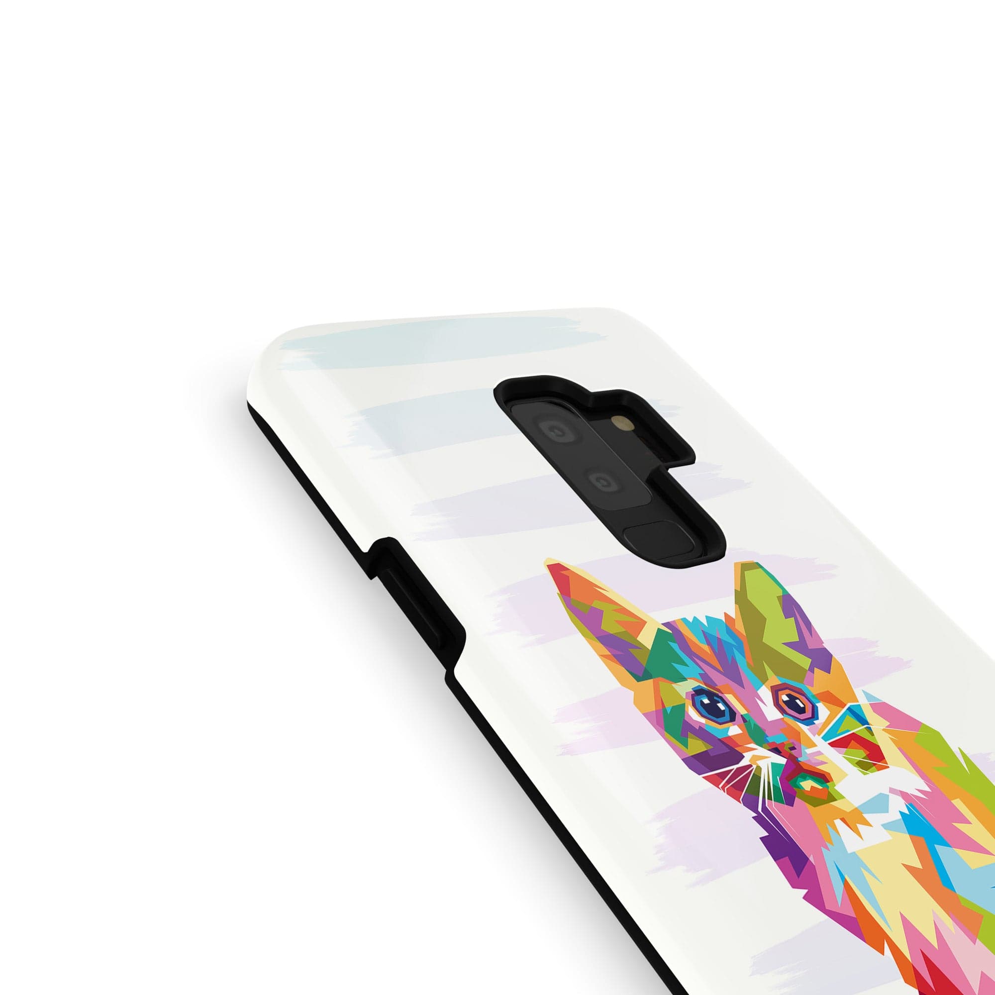 Fractal Canvas | Abstract Cat Samsung Case