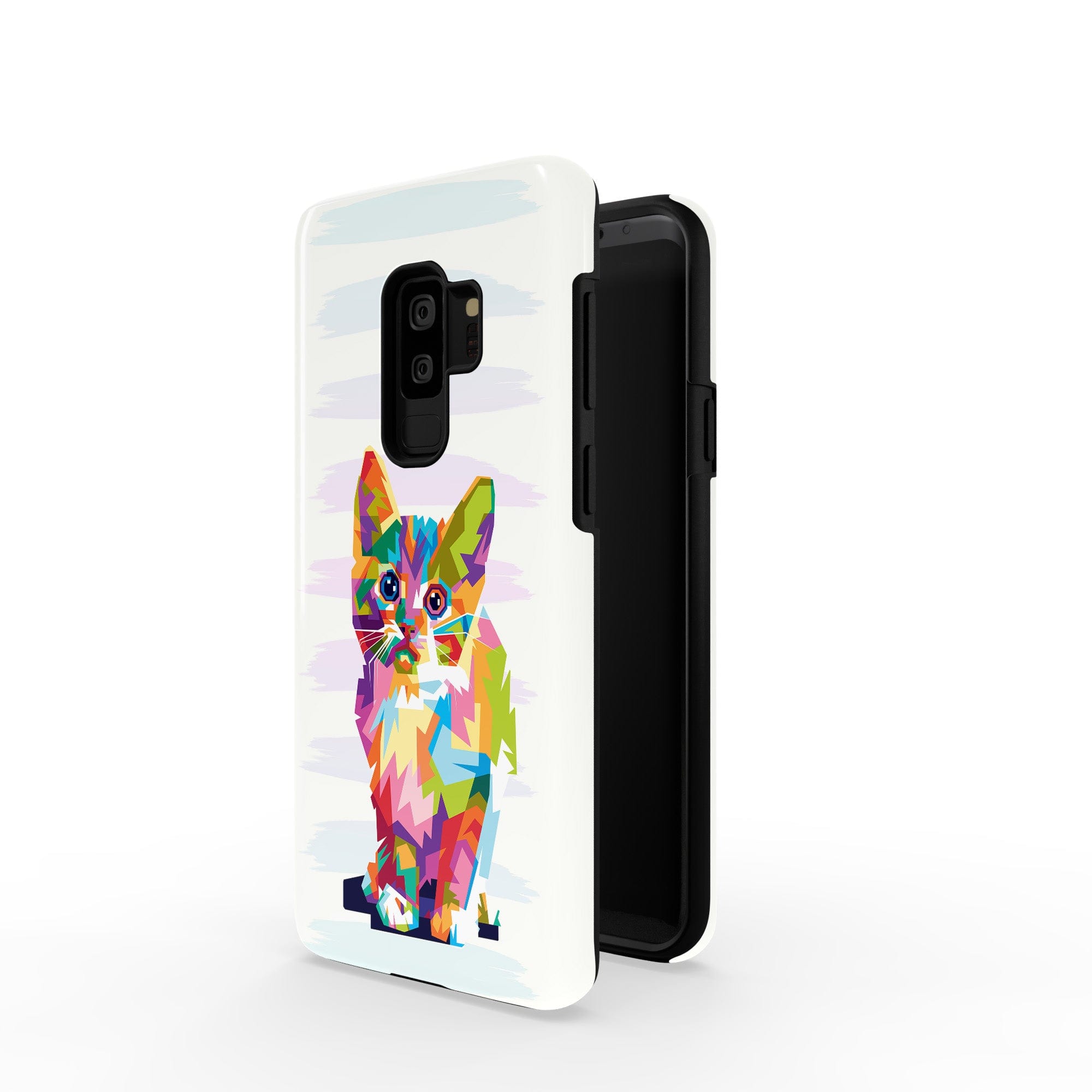 Fractal Canvas | Abstract Cat Samsung Case