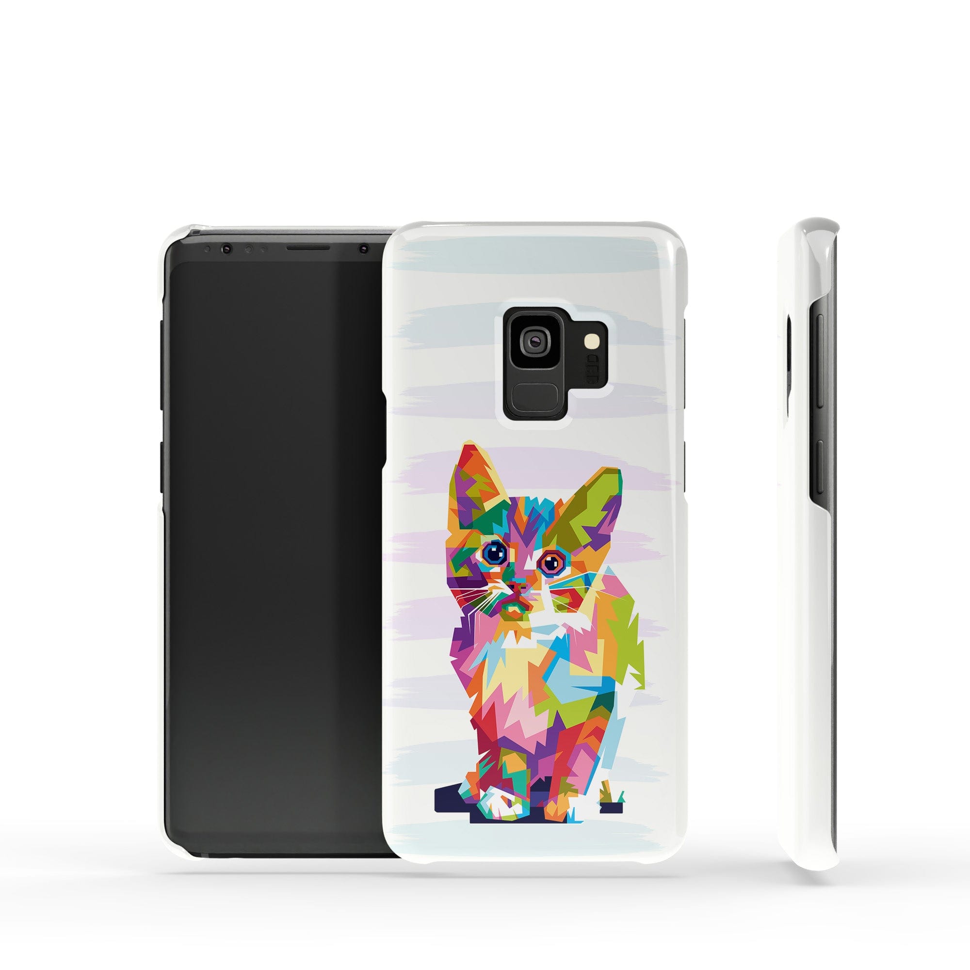 Fractal Canvas | Abstract Cat Samsung Case