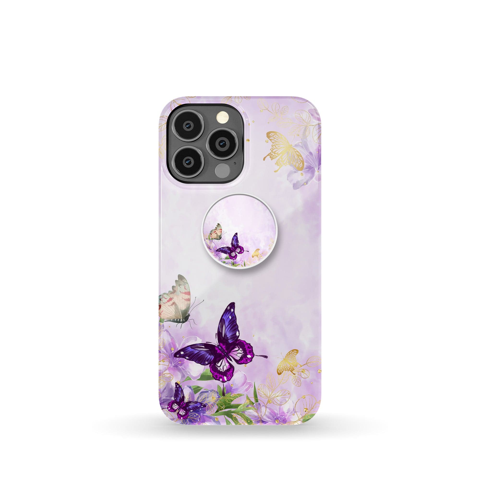 Gilded Flutters | Butterfly Foldable Phone Grip