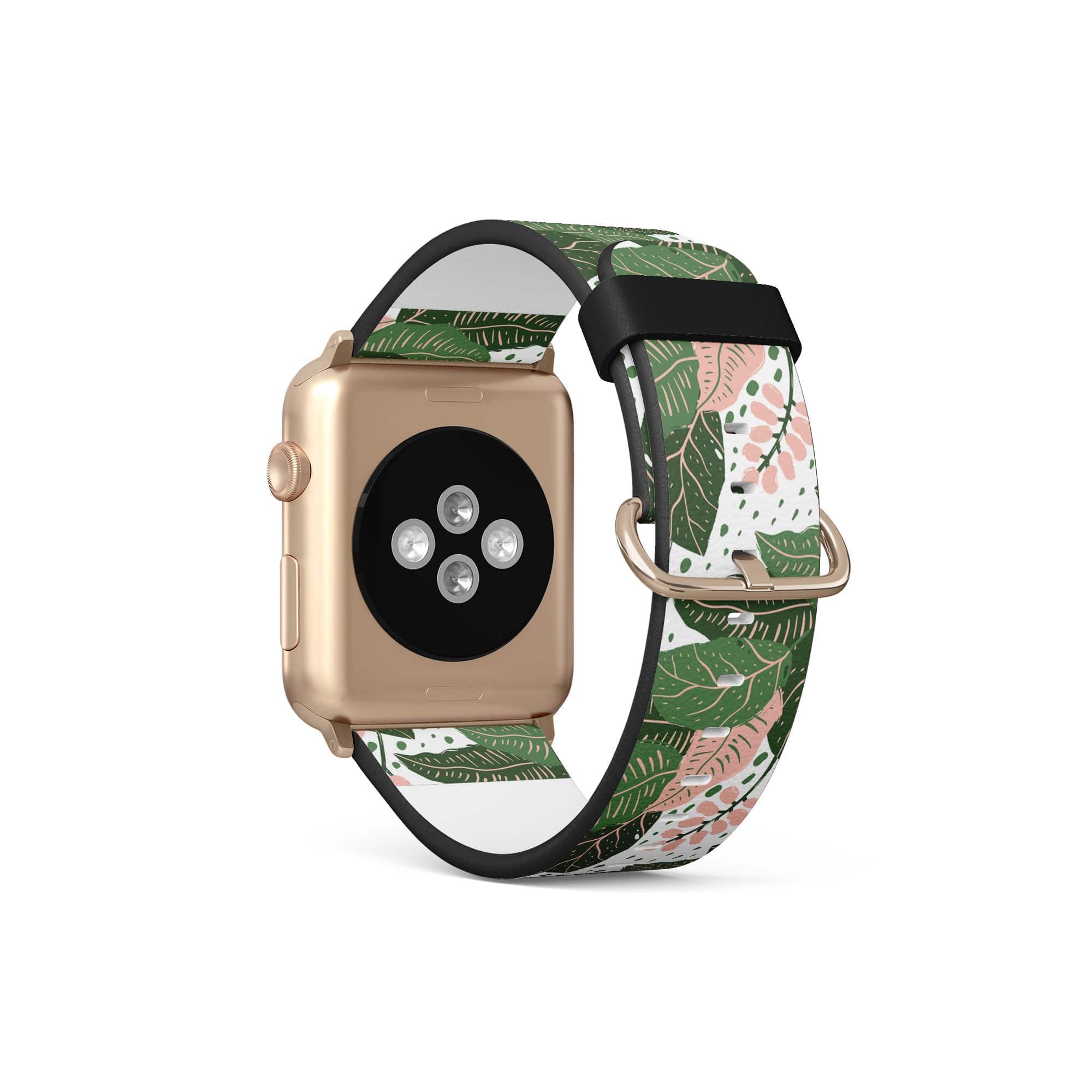 Laying in the Shade | Tropical Leaves Floral Apple Watch Band