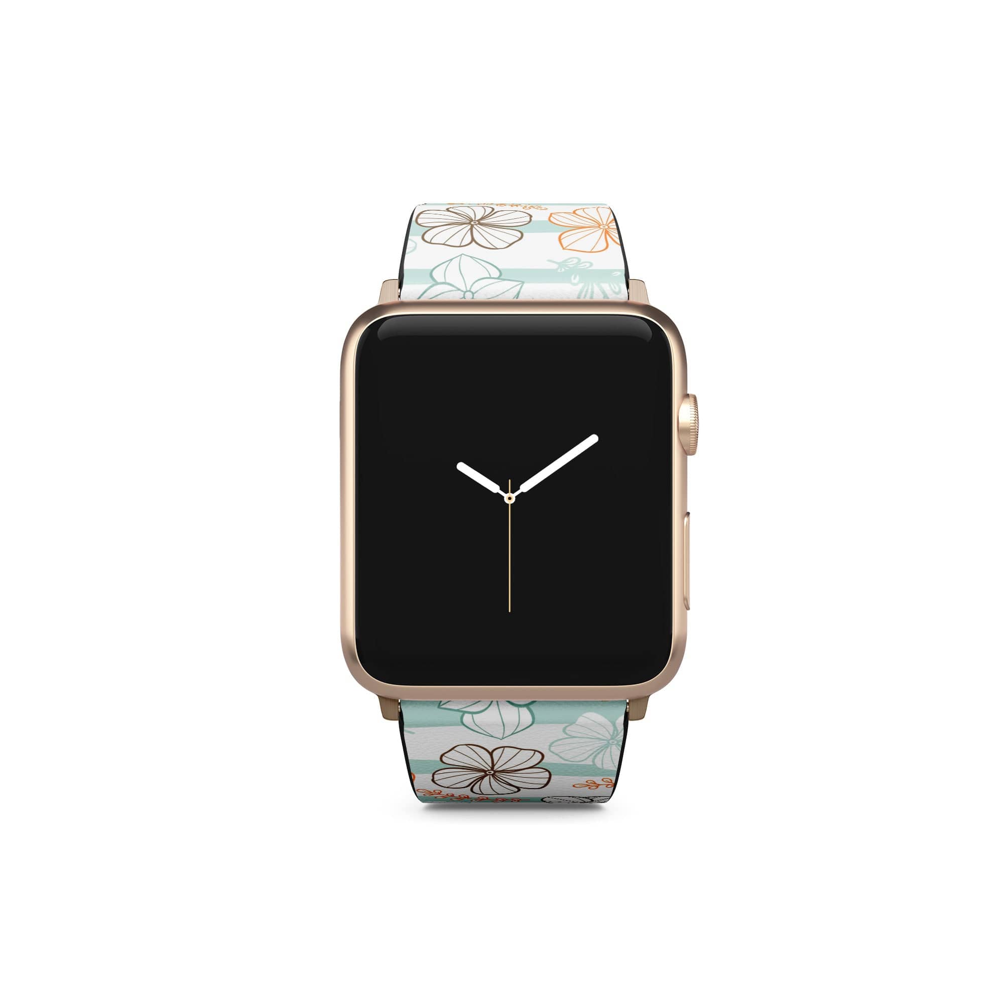 Morning Surf | Aquatic Flowers Floral Apple Watch Band