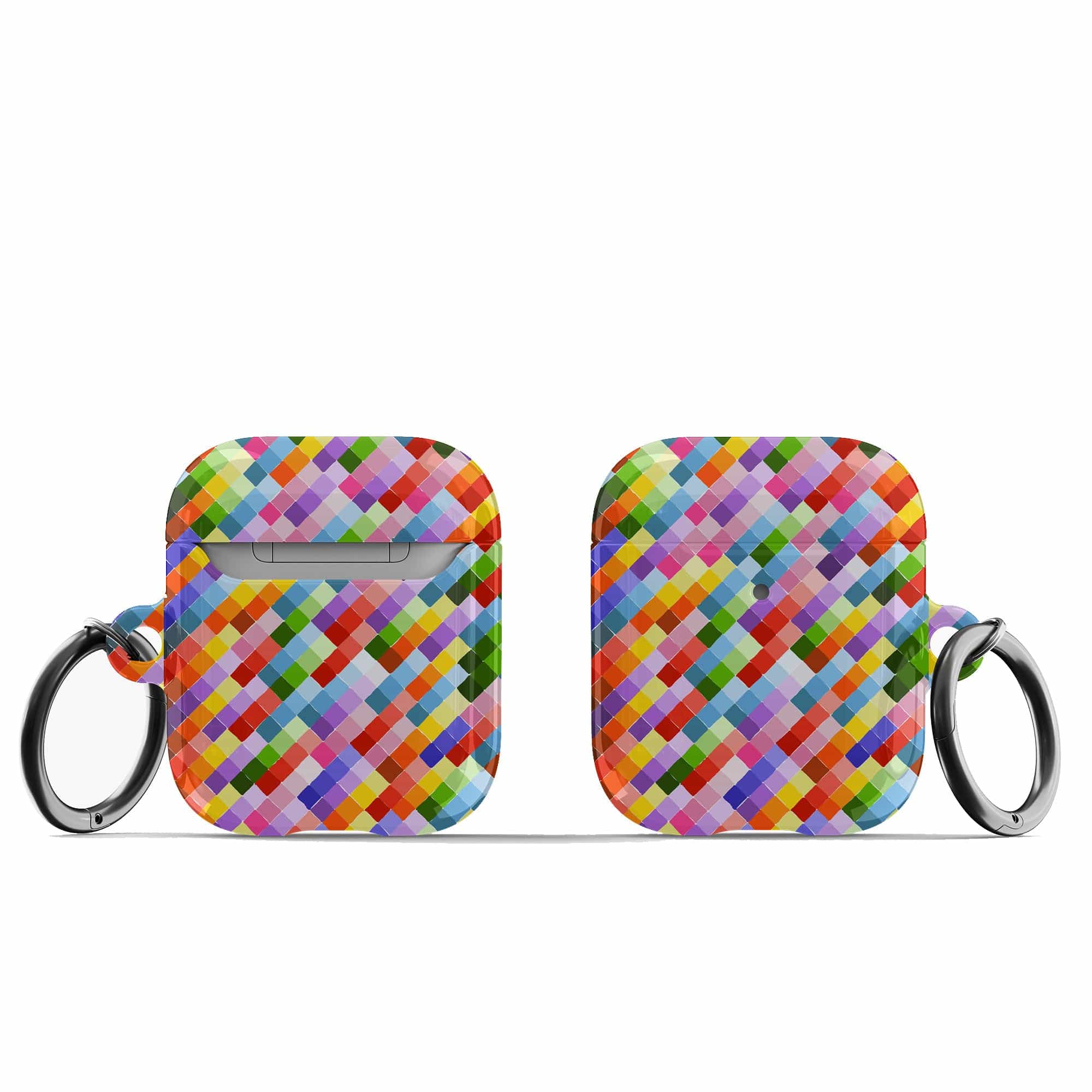 Rainbow Brick Roads | Colorful Mosaic Pattern Apple AirPods Case