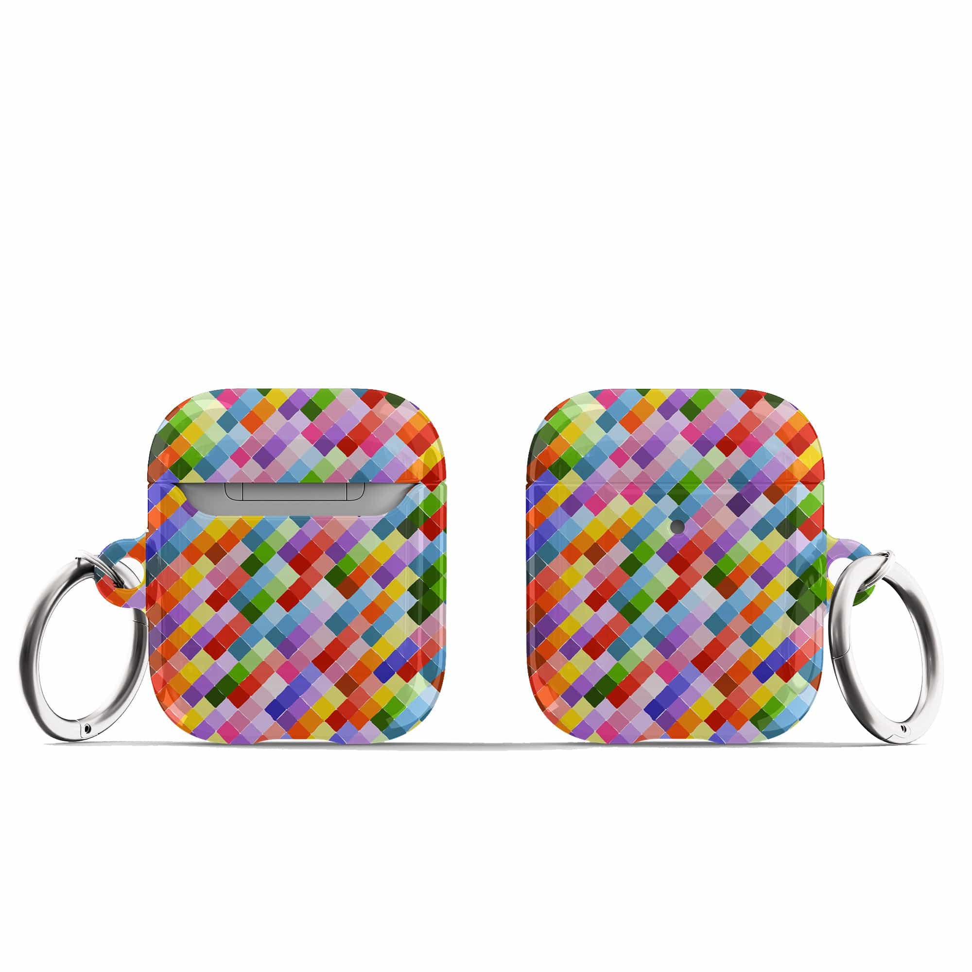 Rainbow Brick Roads | Colorful Mosaic Pattern Apple AirPods Case