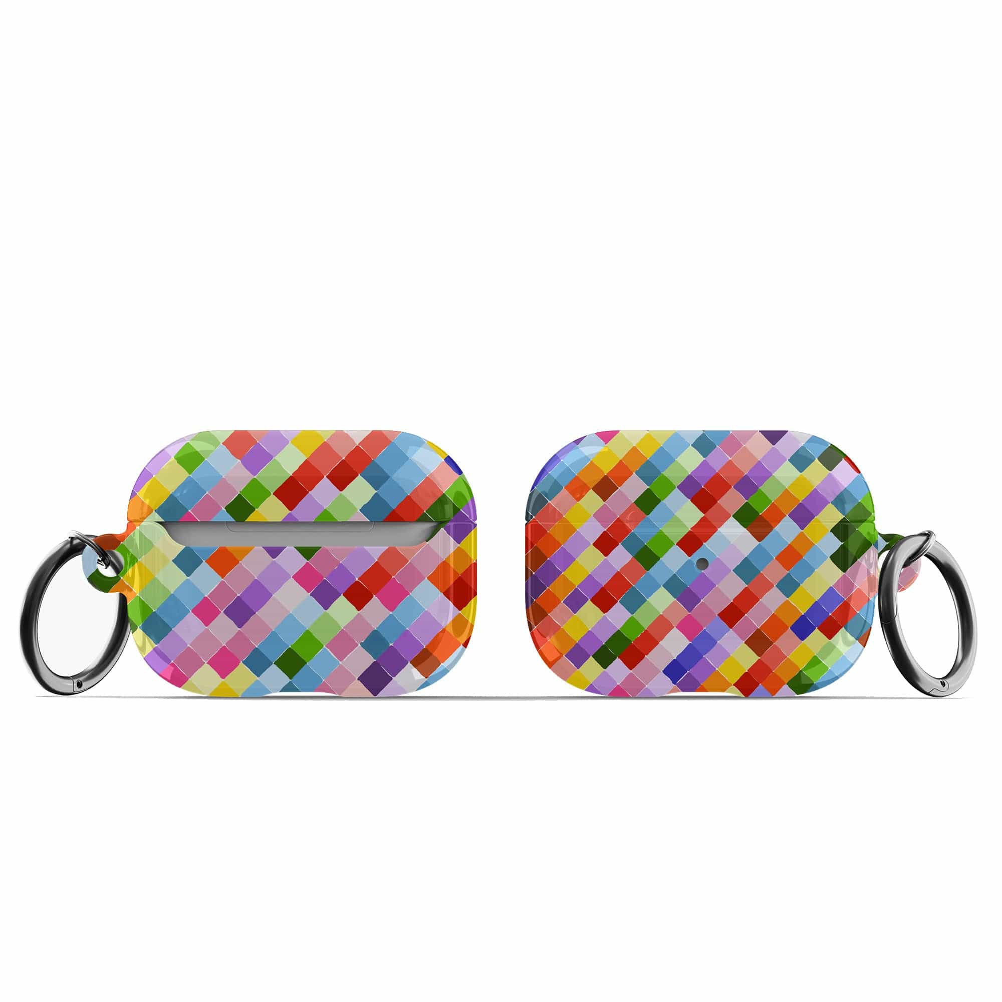 Rainbow Brick Roads | Colorful Mosaic Pattern Apple AirPods Case