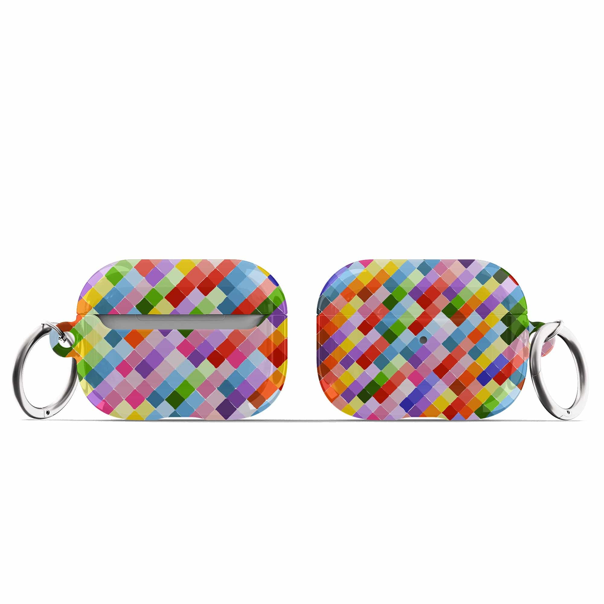 Rainbow Brick Roads | Colorful Mosaic Pattern Apple AirPods Case