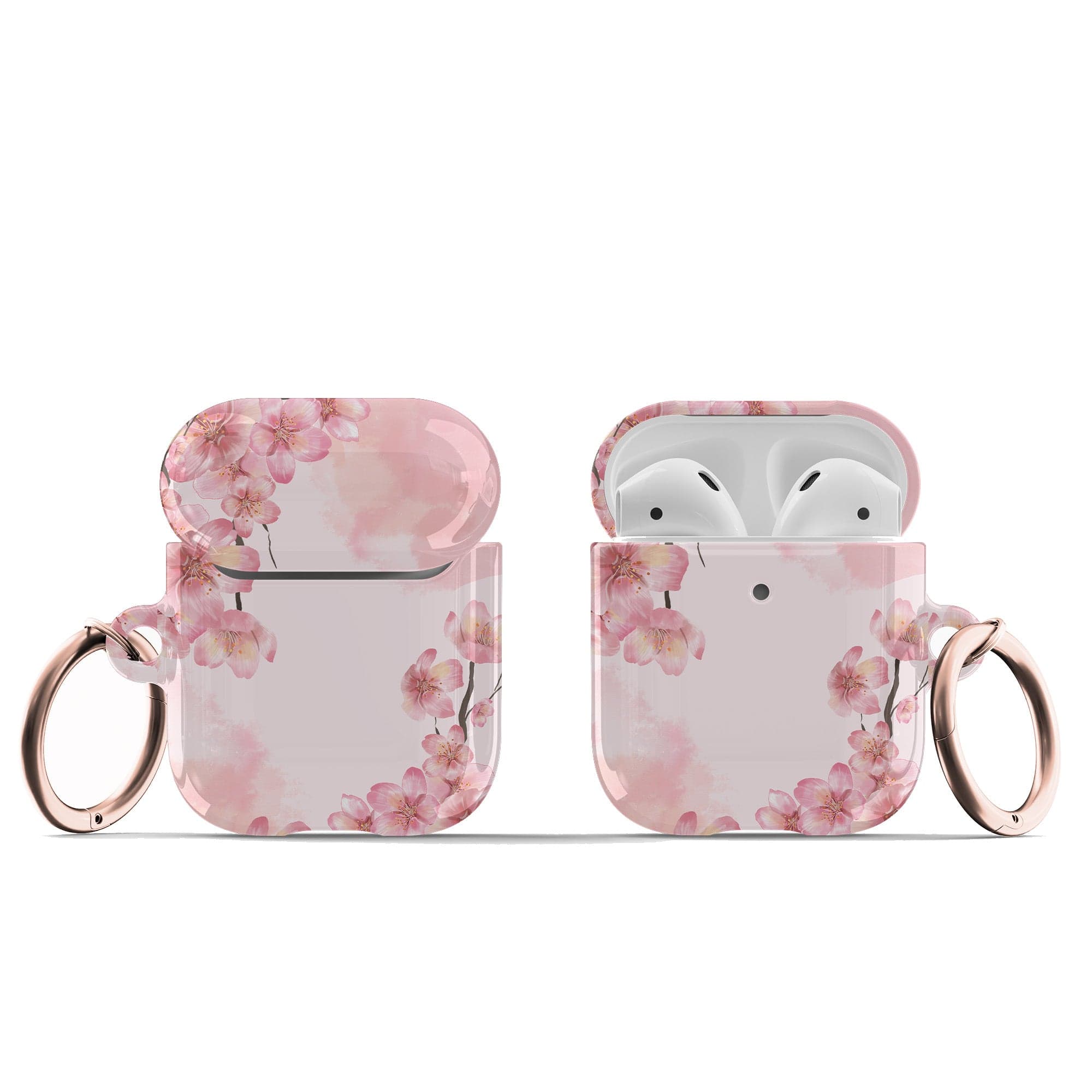 Spring Blush | Cherry Blossoms Floral Apple AirPods Case