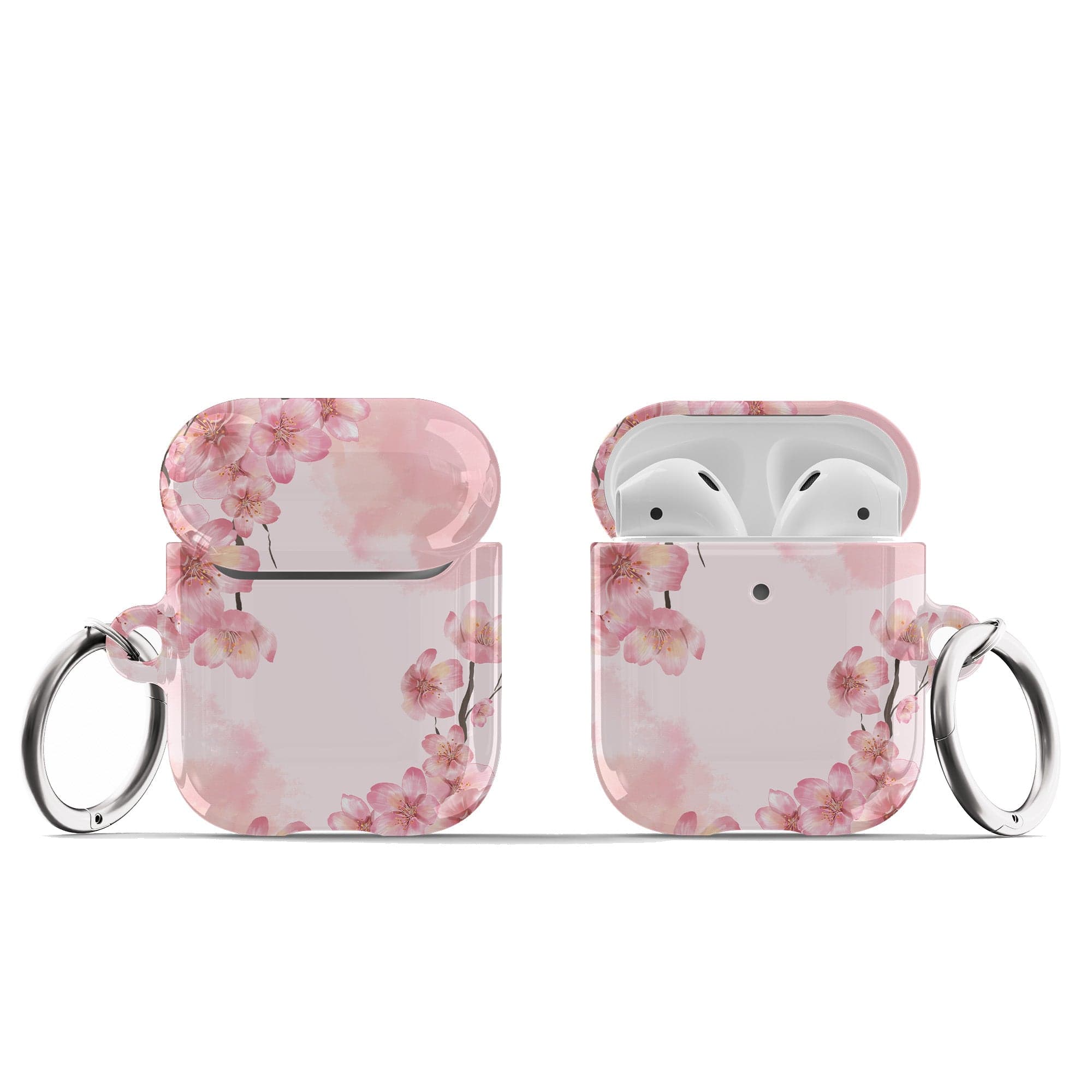 Spring Blush | Cherry Blossoms Floral Apple AirPods Case