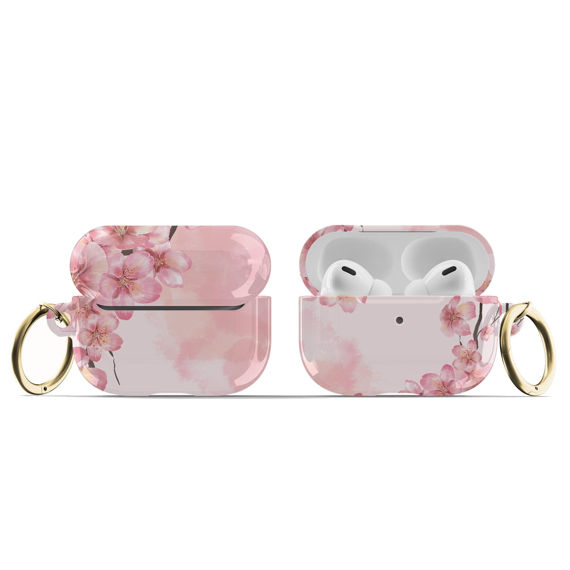 Spring Blush | Cherry Blossoms Floral Apple AirPods Case