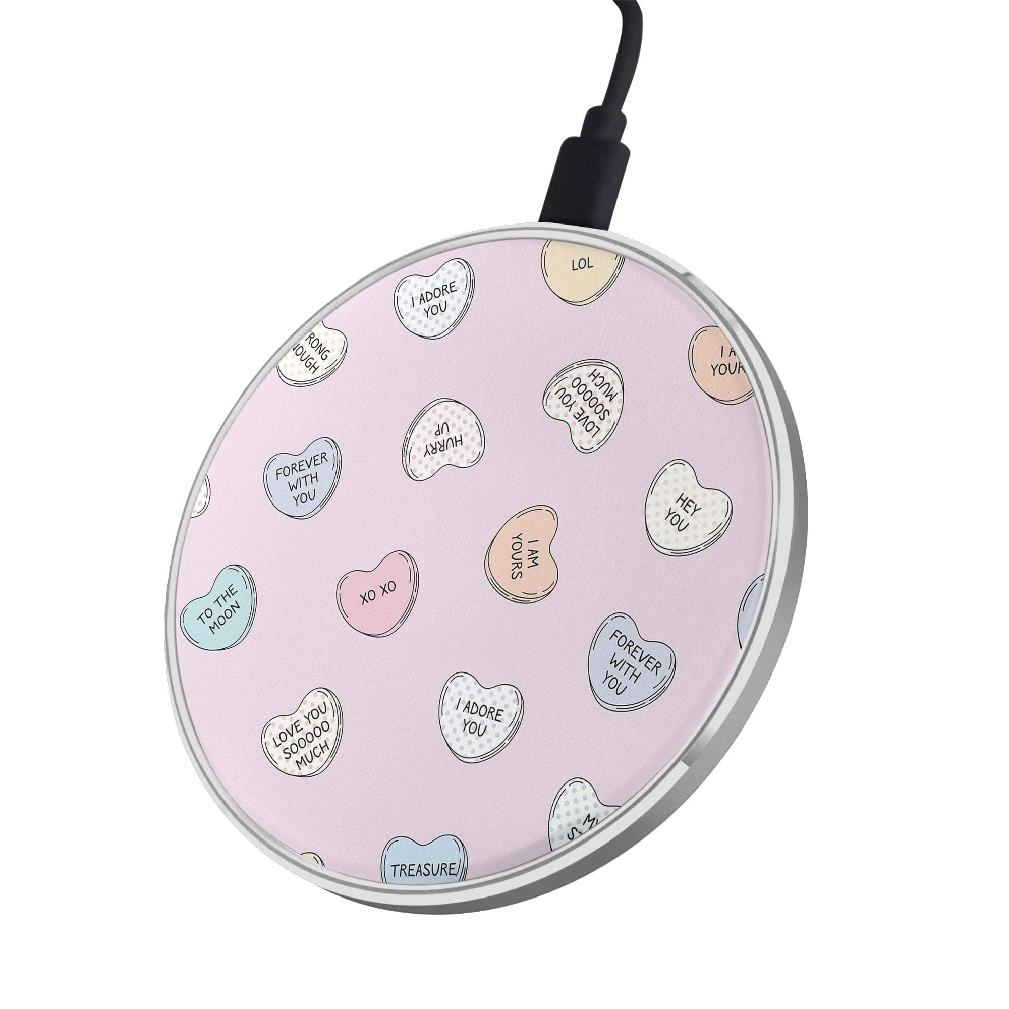 Sweet Nothings | Candy Hearts Wireless Charging Pad