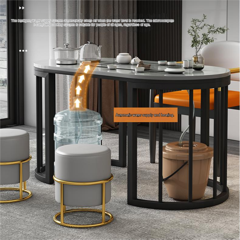 island table with big space