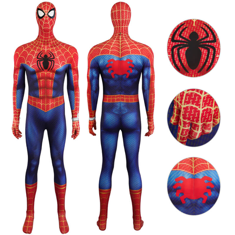 Miles Morales Across the Spider Verse Suit Peter B Parker Costume Halloween Bodysuit