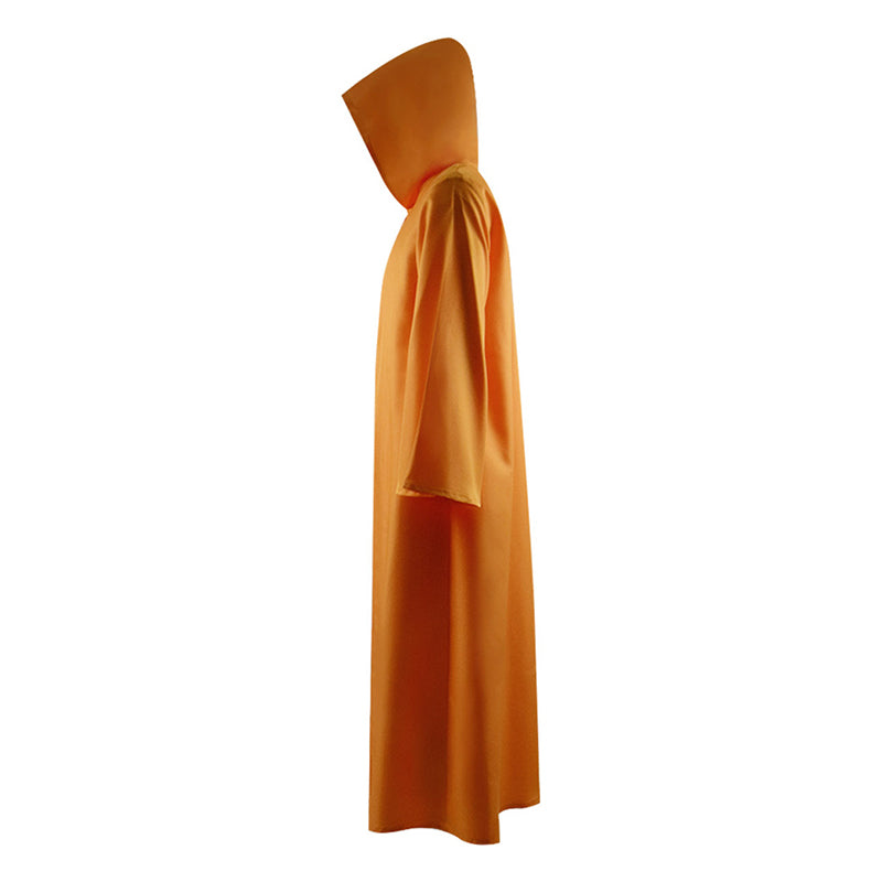 Orange Jedi Robe Star Wars Jedi Cloak Hooded Halloween Cape