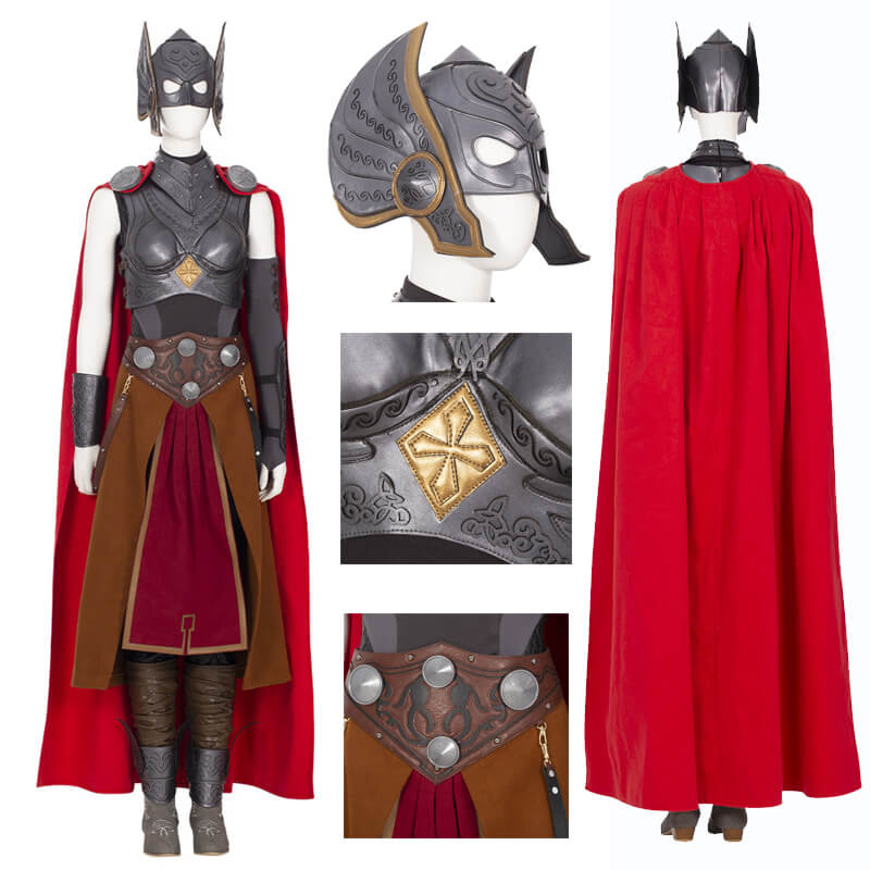 Jane Foster Costume Thor Love and Thunder Women Thor Halloween Cosplay Suit