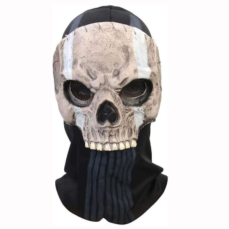 Cod Skull Mask Ghost Mask Mw2 Latex Halloween Full Face Mask Becostume