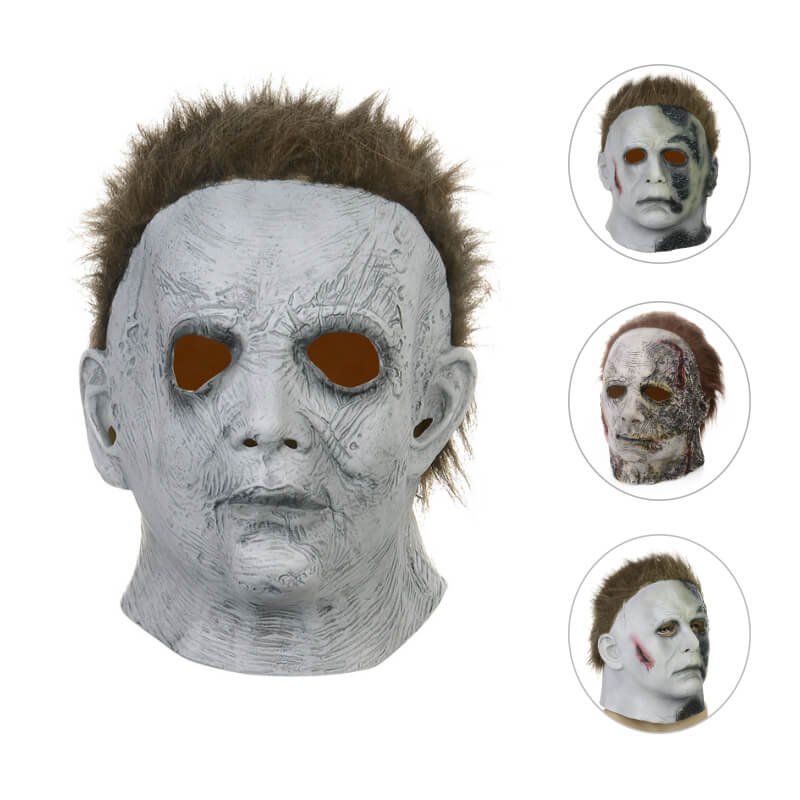 Halloween Michael Myers Mask Scary Latex Props Halloween Kills Michael Horror Mask