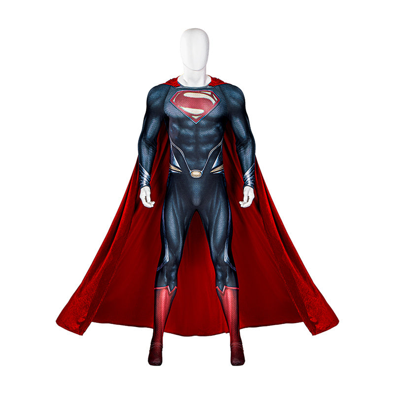 Superman Cosplay Costume Man Of Steel Superman Cosplay Superhero Jumpsuit