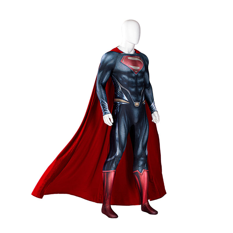 Superman Cosplay Costume Man Of Steel Superman Cosplay Superhero Jumpsuit