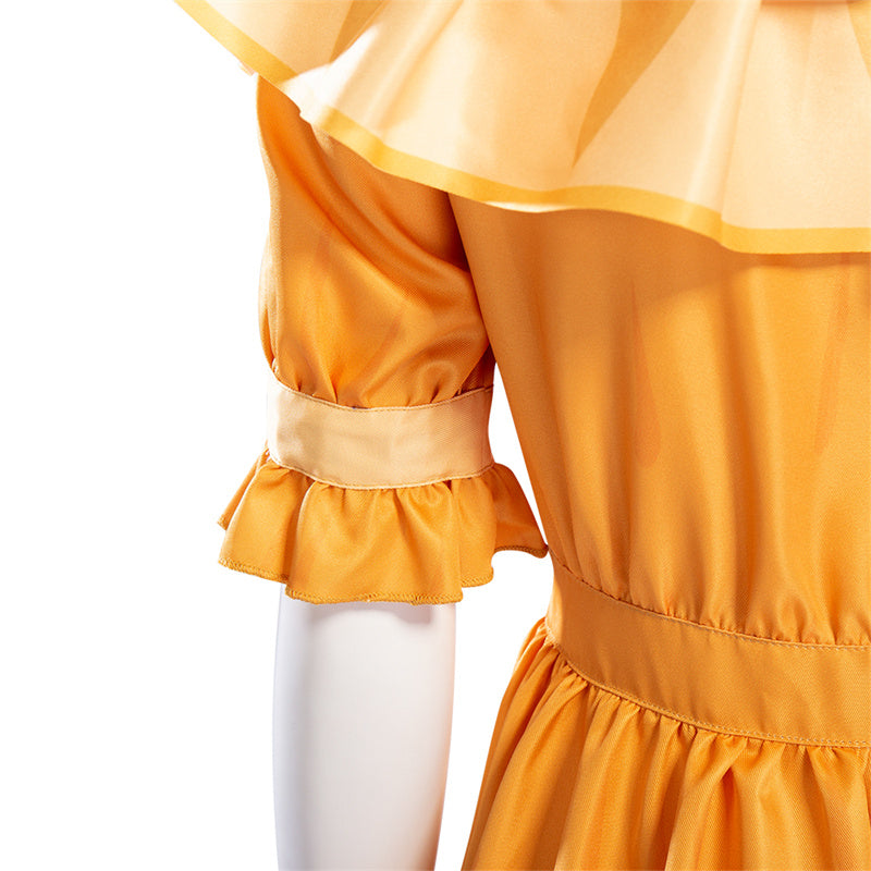 Pepa Dress Encanto Cosplay Costume Princess Yellow Dress Halloween Carnival Suit
