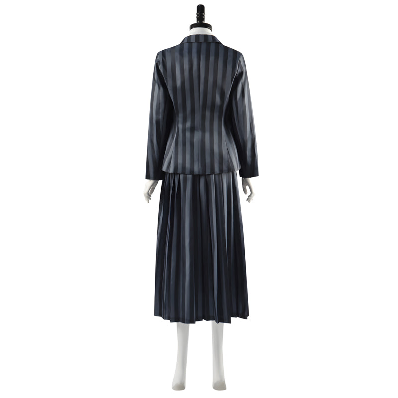 Wednesday Addams Costumes 2022 Wednesday Addams Uniform Cosplay Outfit Becostume