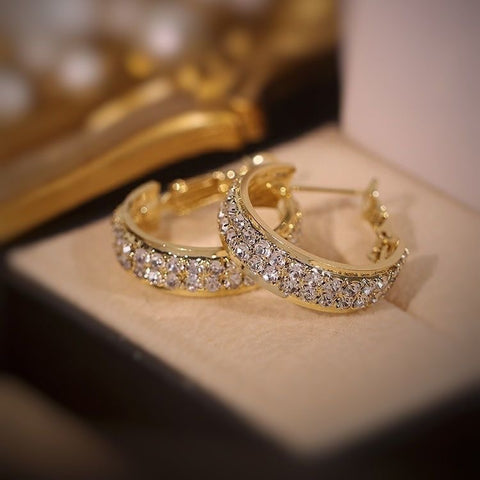 Lovefinity™ Lymphatic activity hoop earrings