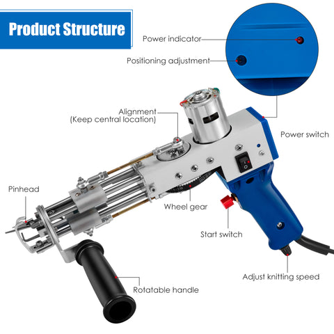 Cut Pile Tufting Gun Cut Pile Tufting Gun