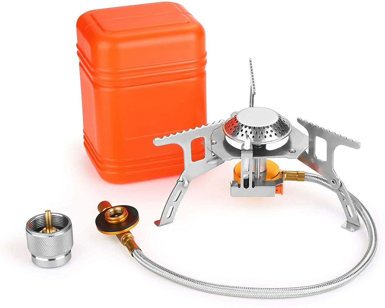 3700W Ultralight Portable Gas Stove with Piezo Ignition + Burner and Case