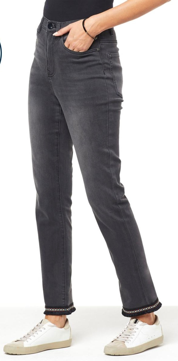 DG2 by Diane Gilman New Classic Stretch Straight-Leg Ankle Jean