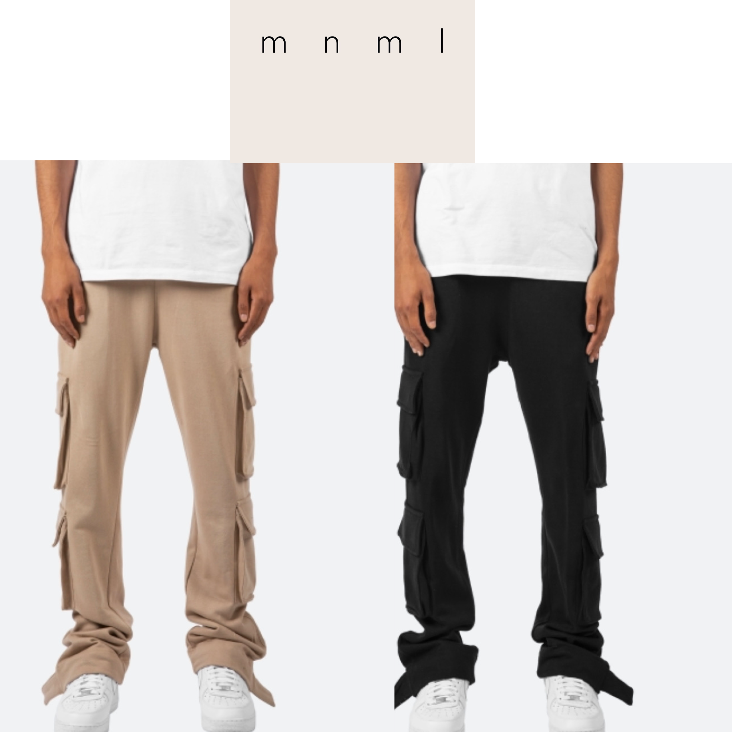 MNML Mens Terry Cargo Sweatpants