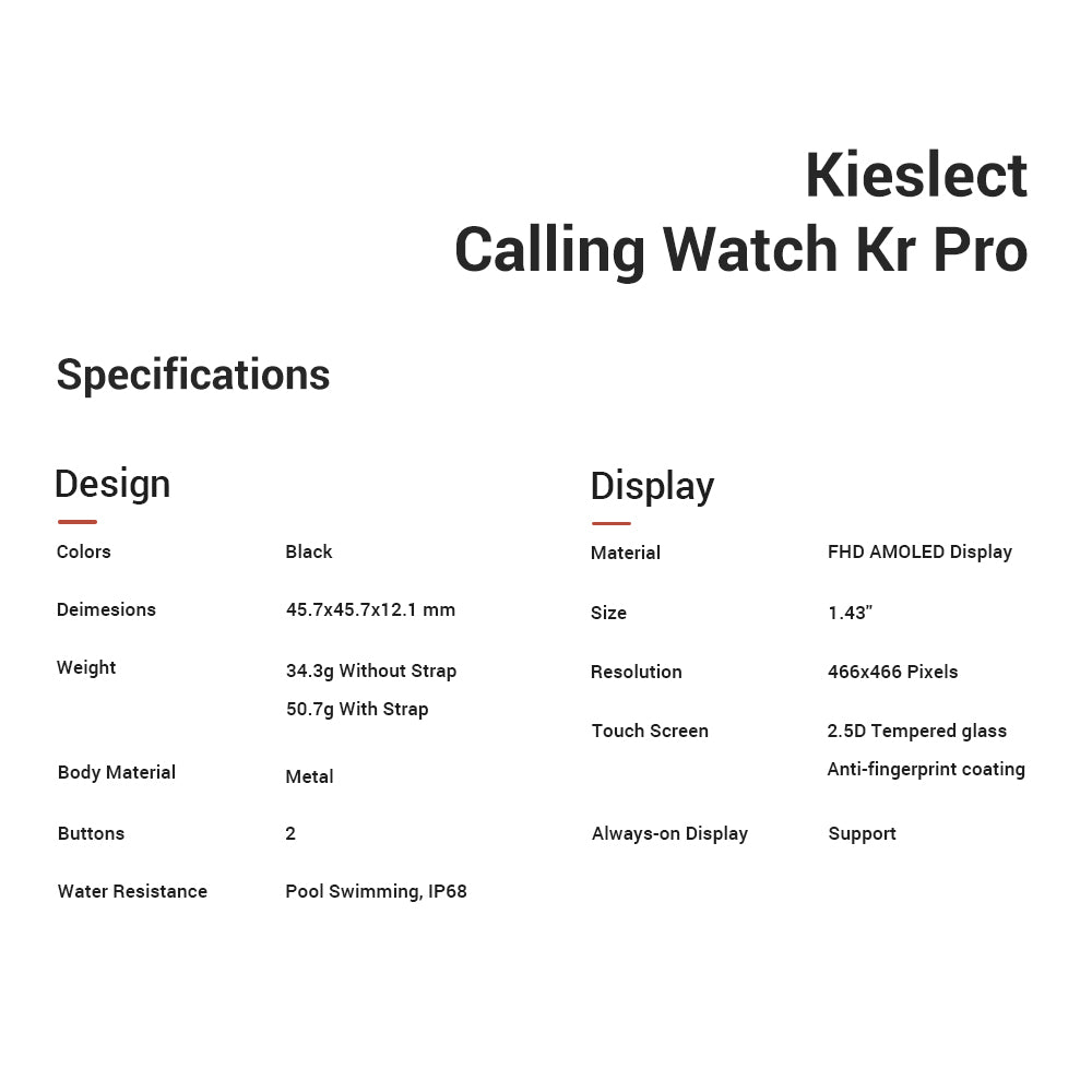 ساعة ذكية كيسليكت Kieslect YFT2057EU KR Pro Smart Watch 10 17 88626e1b ec1d 421d bb92 5586705bf65d