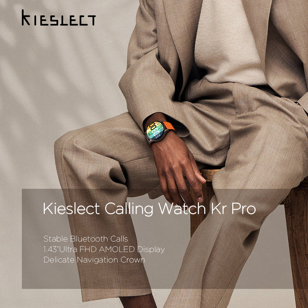 Kieslect calling watch kr pro with amoled display Clearance
