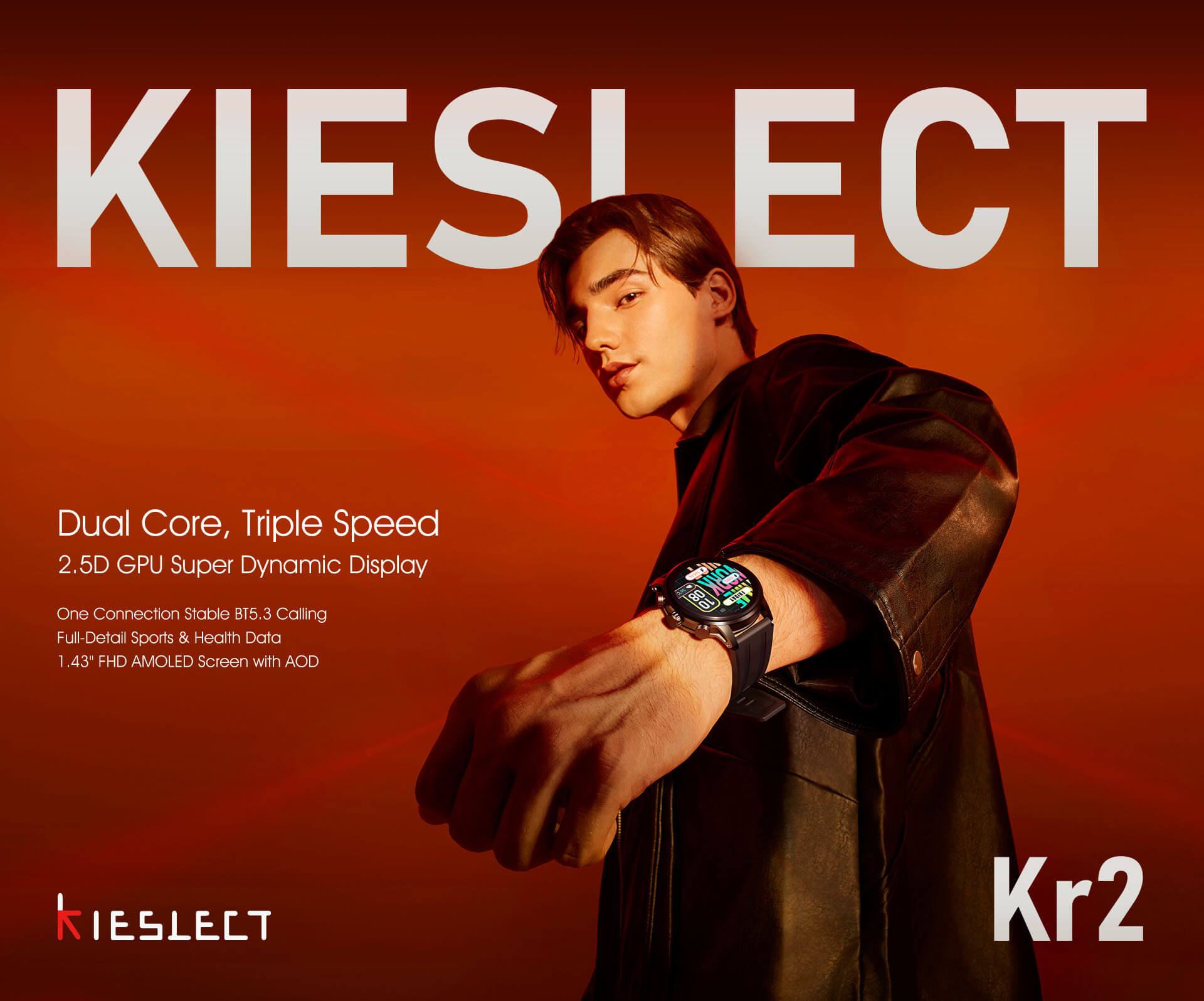 Kieslect KR 2 Bluetooth Calling Smart Watch Price in Bangladesh - ShopZ BD