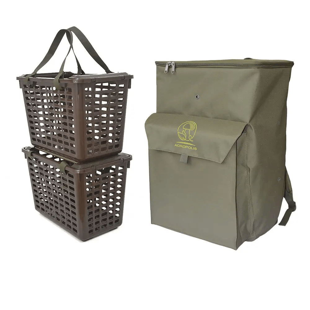 Mushroom Backpack with 2 Baskets for Mushroom Picking Hunting