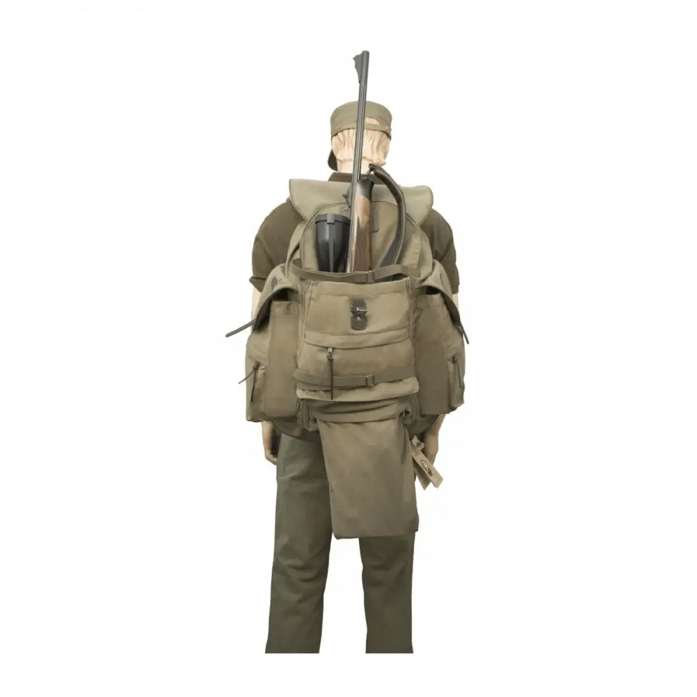 Khaki Tarpaulin Hunting Backpack