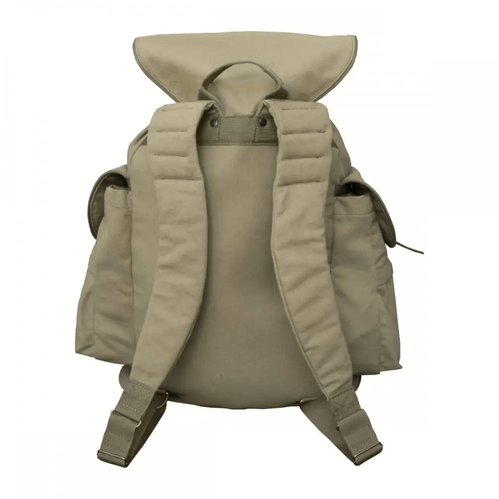 Khaki Tarpaulin Hunting Backpack