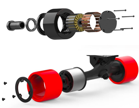 electric skateboard hub motor