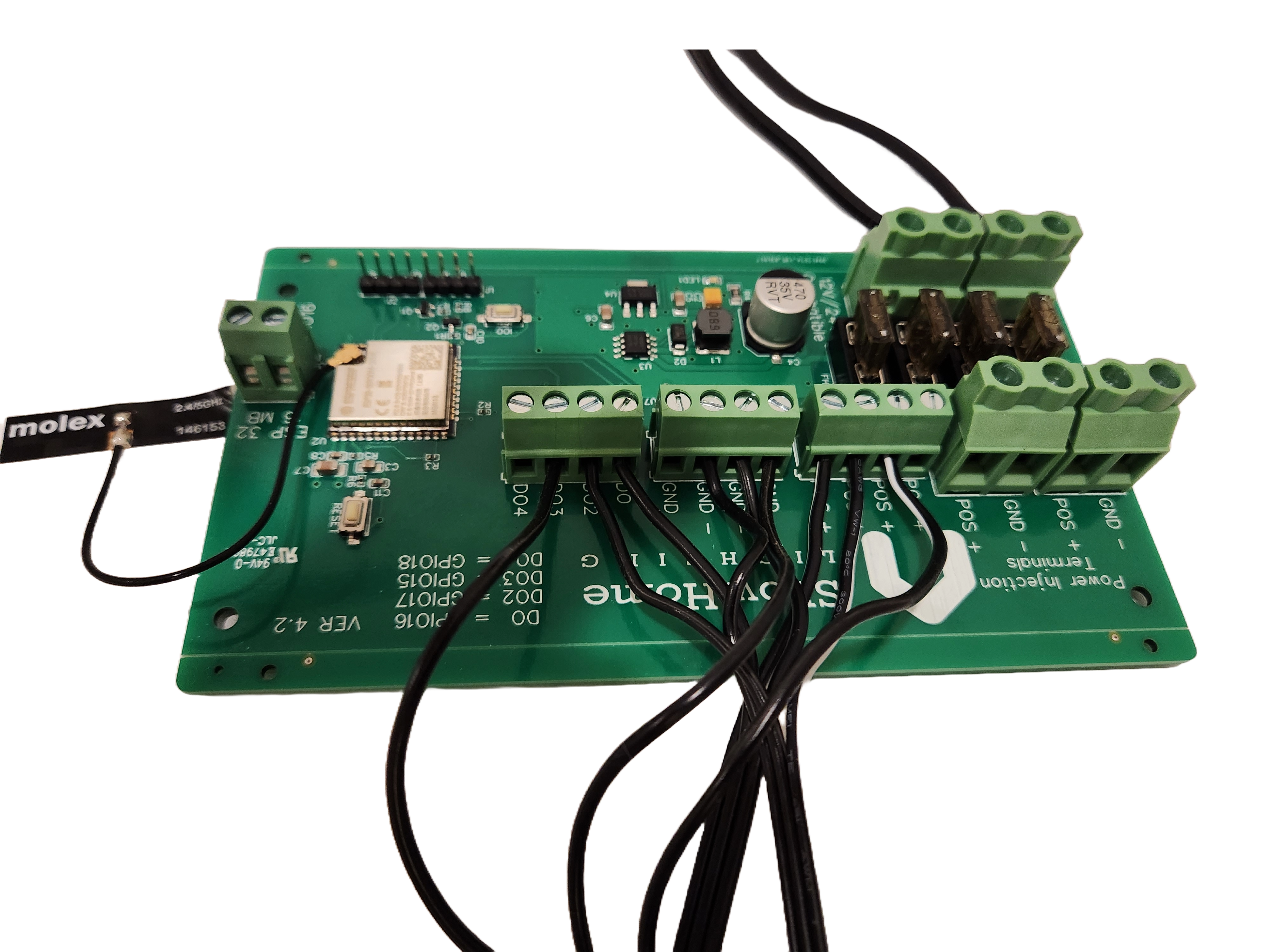 4 Channel WLED Controller Board