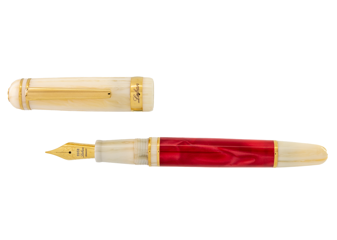 Laban Flame Red Fountain Pen