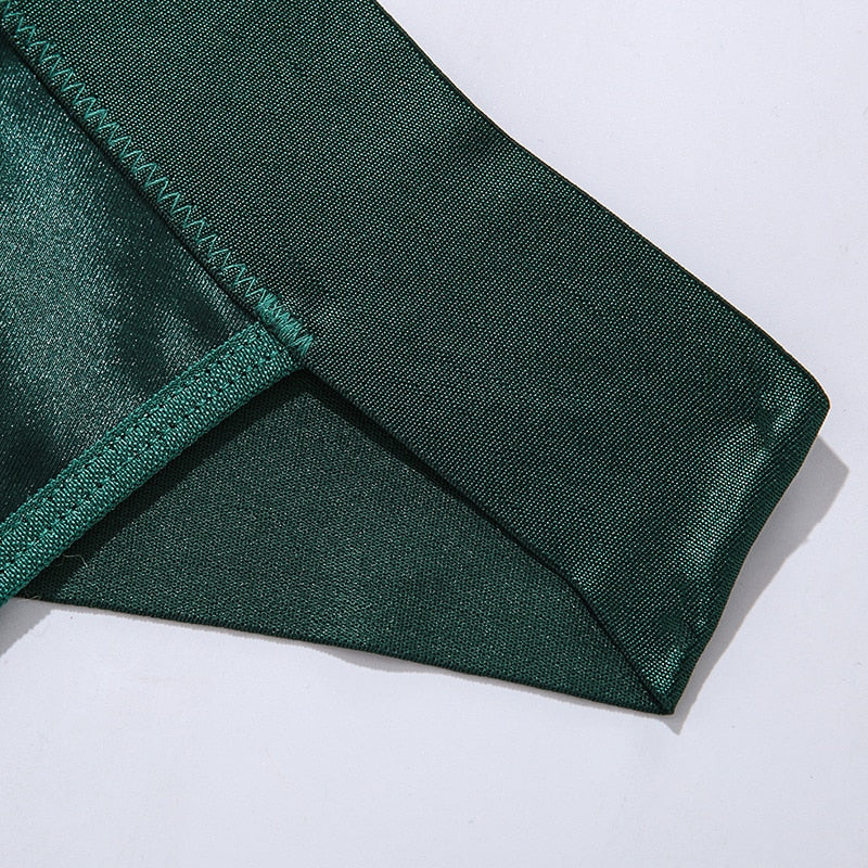 Halter Bandage Lingerie Bodysuit with Hollow Out Design