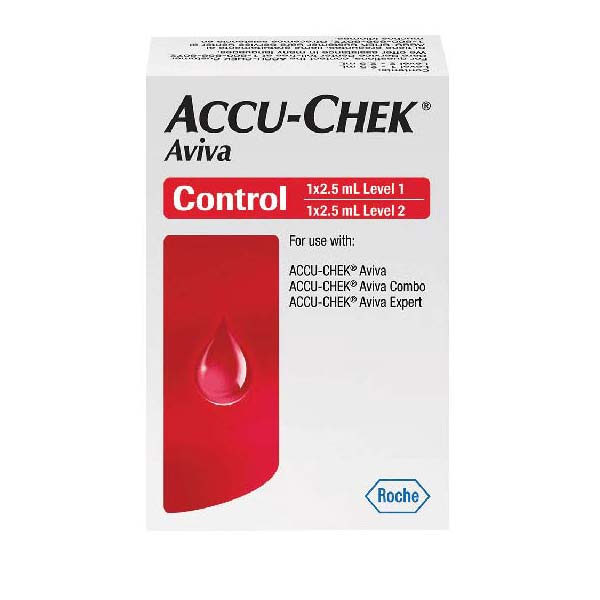 BX/2 - ACCU-CHEK AVIVA CONTROL SOLUTION 2.5ML, HIGH/LOW LEVEL