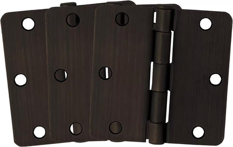 3.5 inch radius corner hinges