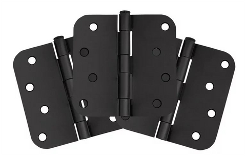 4-inch radius corner hinges