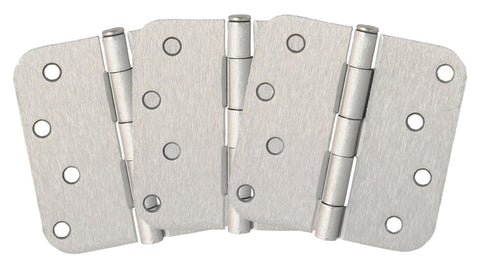 4-inch radius corner hinges