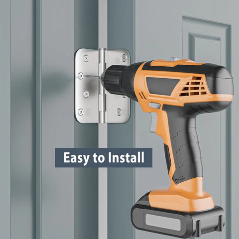 install 4 inch radius corner door hinges