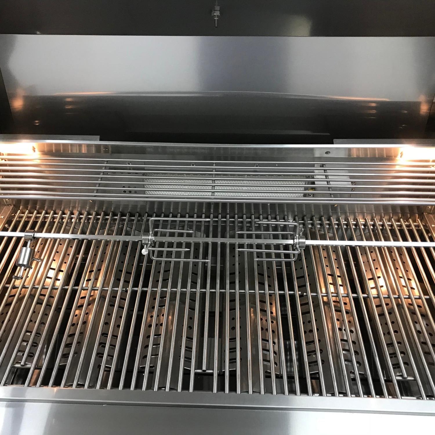 Mont Alpi 400 Deluxe Island Grill with 90 Degree Corner and Fridge Cabinet., MAi400-D90FC